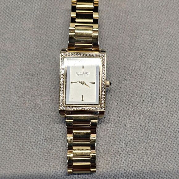 SOPHIE AND FREDA Wilmington Quartz w/Swarovski‎ Crystal Silver Dial Ladies Watch main image 13
